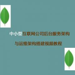 中小型互聯(lián)網(wǎng)公司后臺服務架構與運維架構搭建視頻教程下載