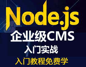 Node.js入門到實戰(zhàn)項目視頻教程-大地老師（第一季已更新40講）